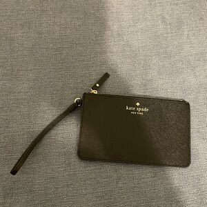 Kate Spade Slim Bee Wristlet — Black — New with tags (never used)